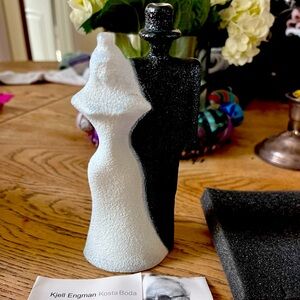 Kosta Boda “Catwalk” Wedding Scultpure Swedish Glass